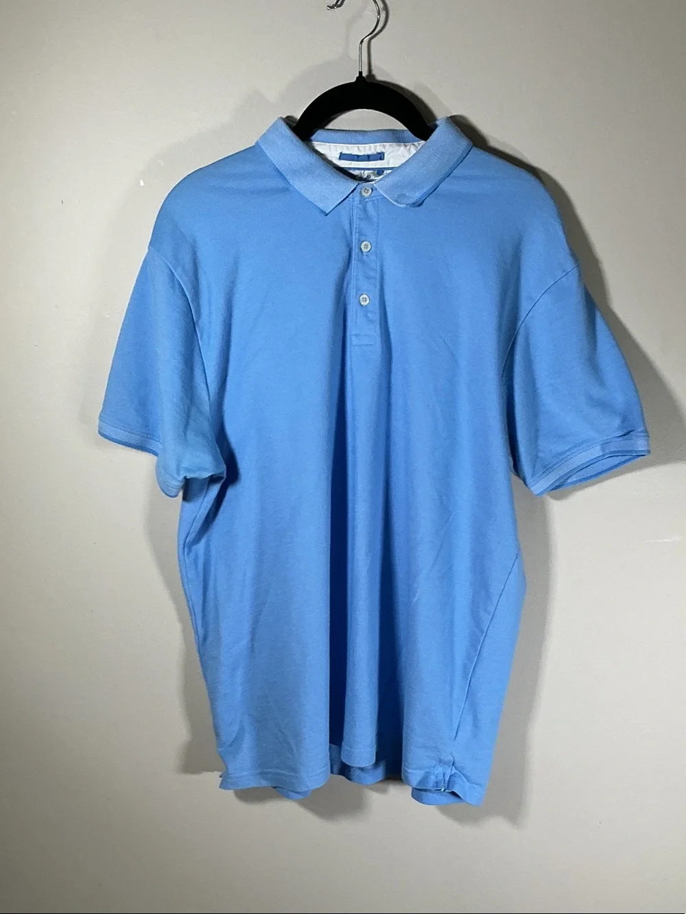 Denim & Flower Ricky Singh Light Blue Polo Shirt Men’s XL Casual Golf